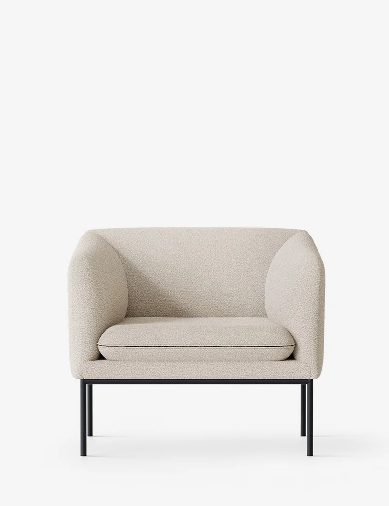 turn sofa 1-seater black