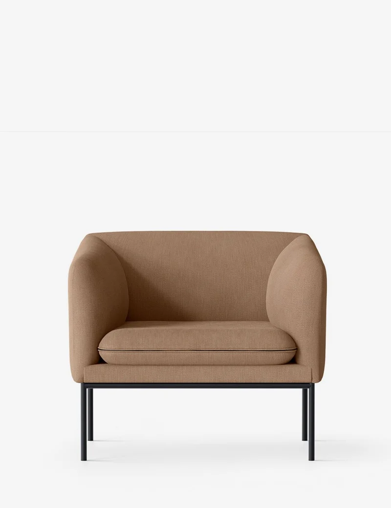 turn sofa 1-seater black