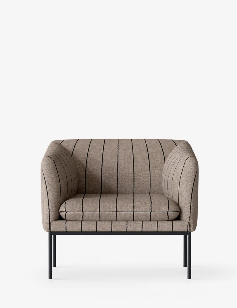 turn sofa 1-seater black