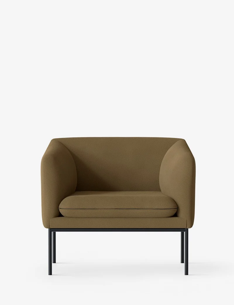 turn sofa 1-seater black