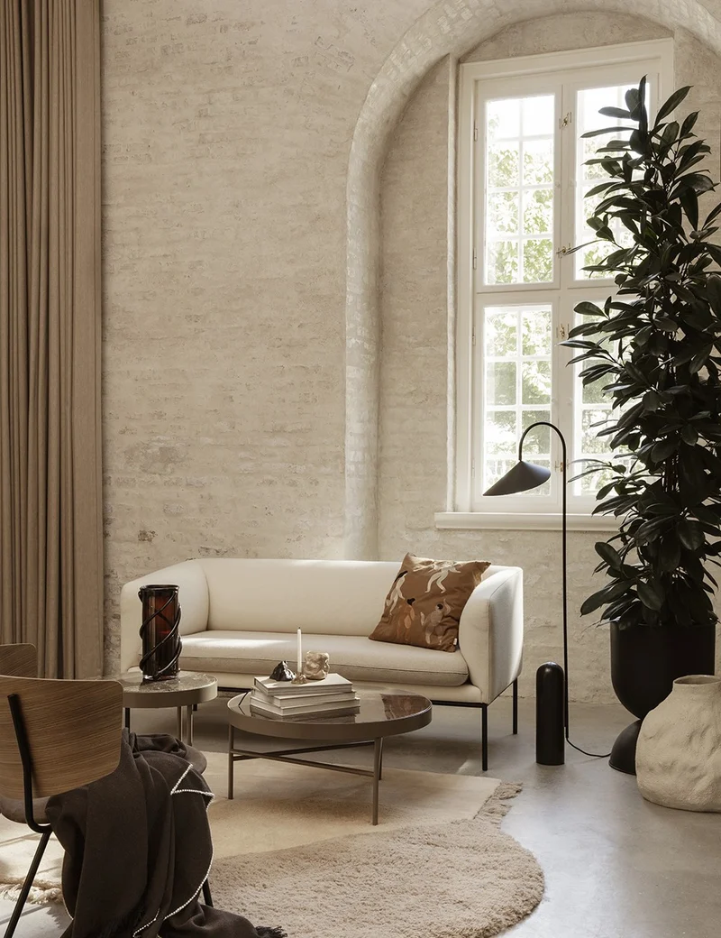 turn sofa 2-seater black