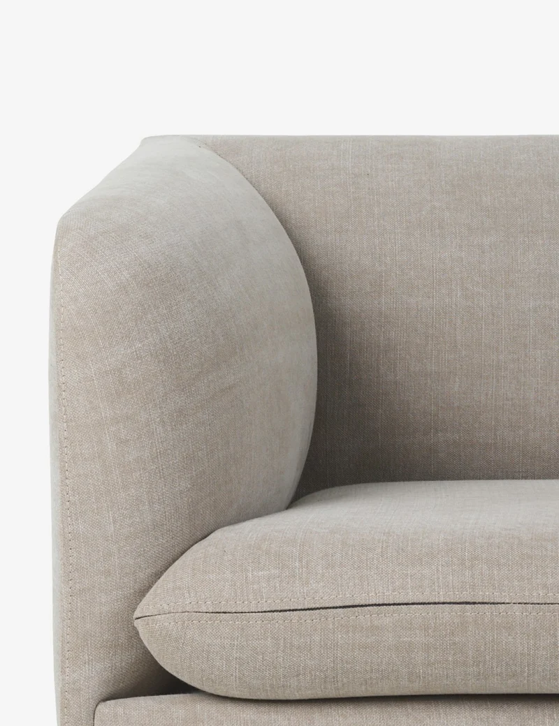 turn sofa 2-seater black