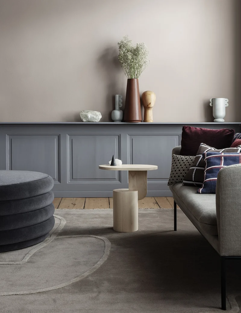 turn sofa 3-seater black