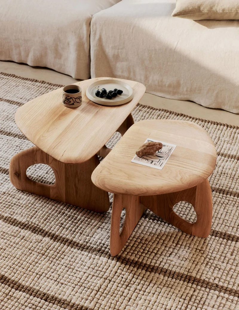 oar coffee table 70