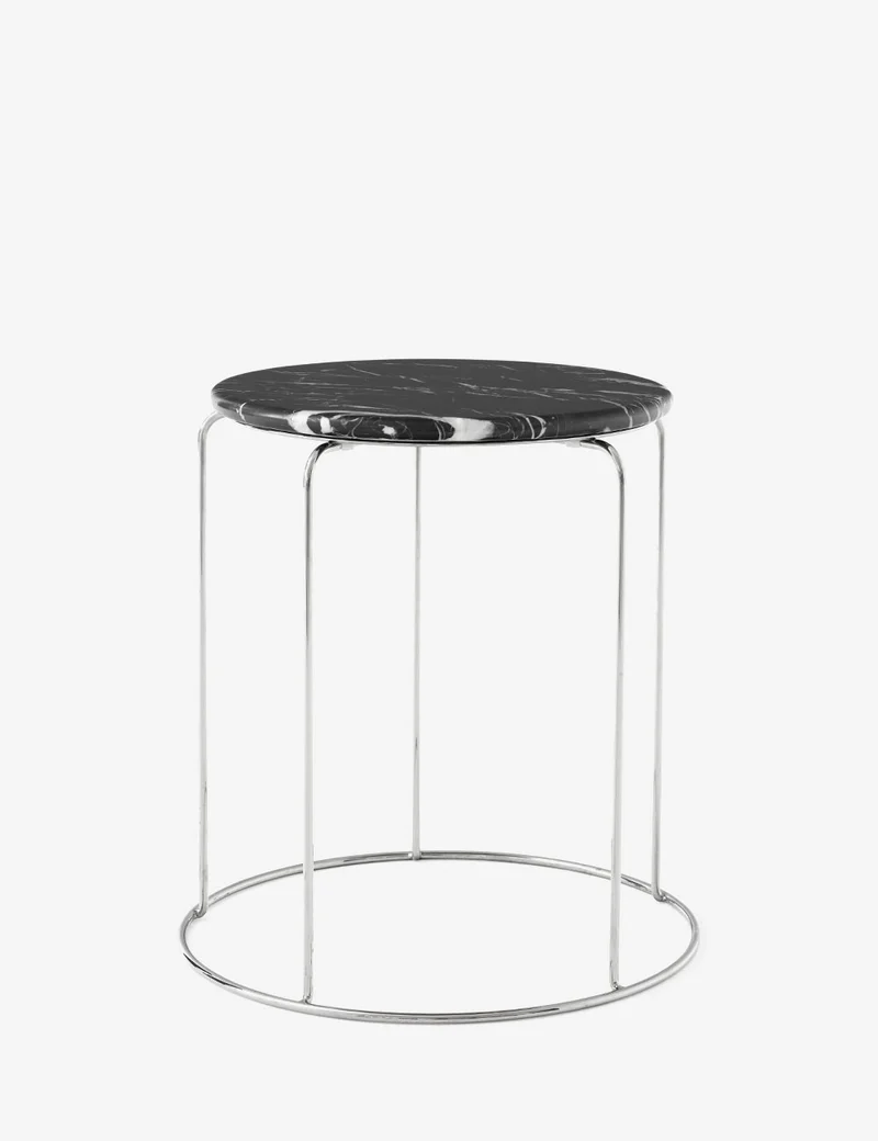 wire stool marble top vp11
