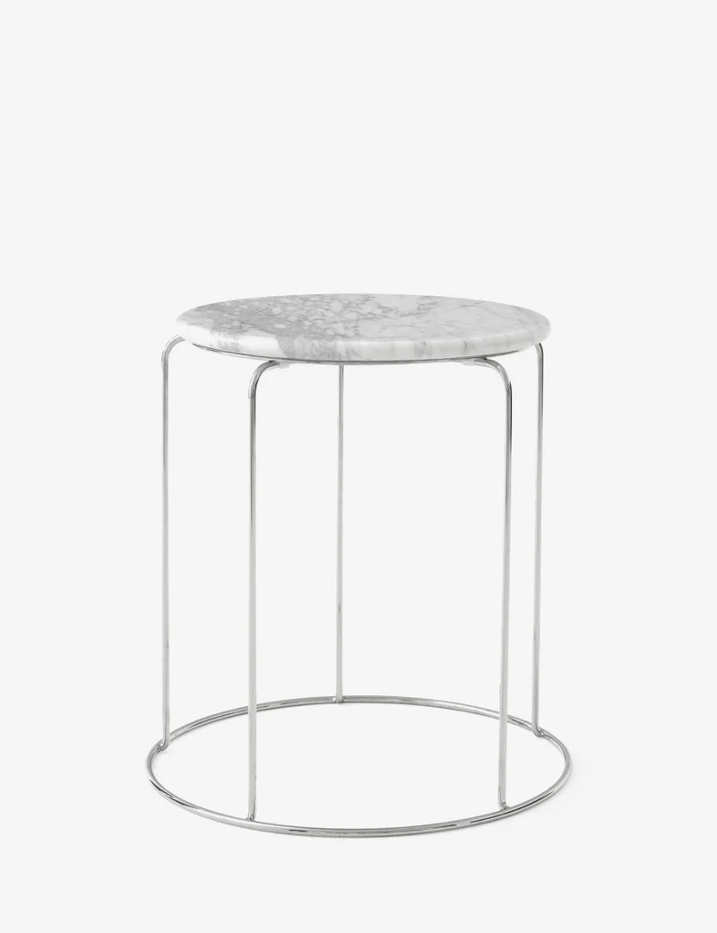 wire stool marble top vp11