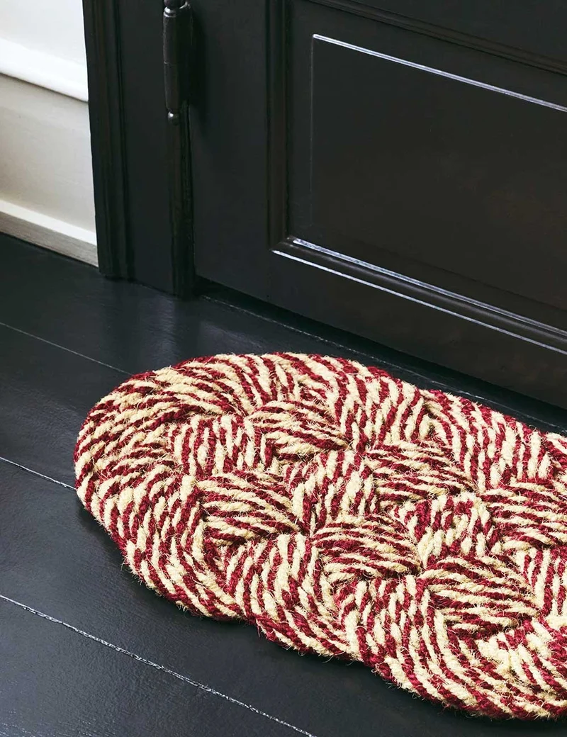 coco door mat swirl