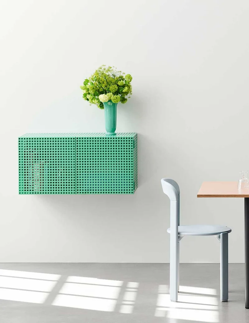 perforated wall cabinet small
