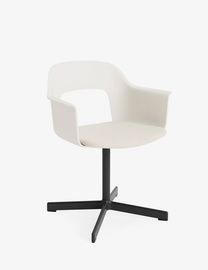 layout armchair 233 polished black