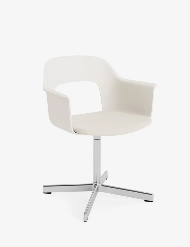 layout armchair 233 polished aluminium