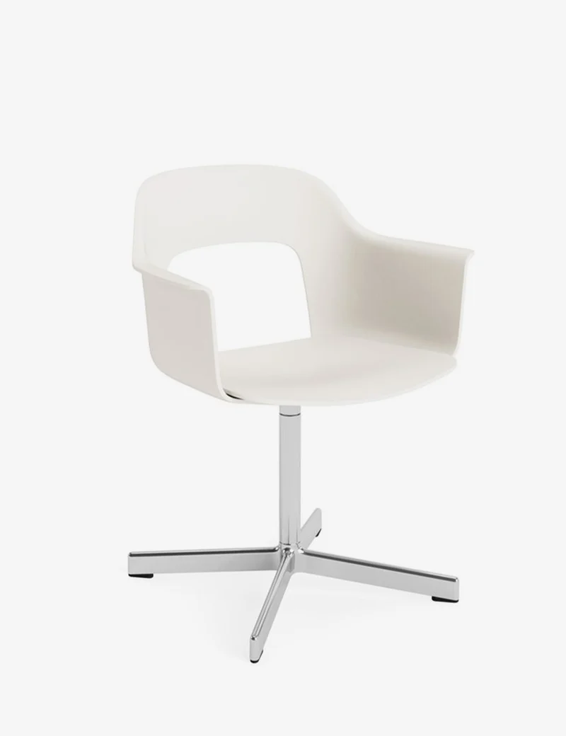 layout armchair 231 polished aluminum