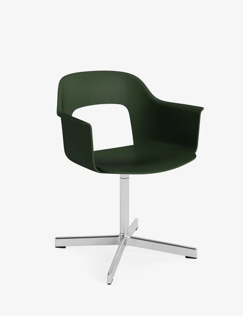 layout armchair 231 polished aluminum
