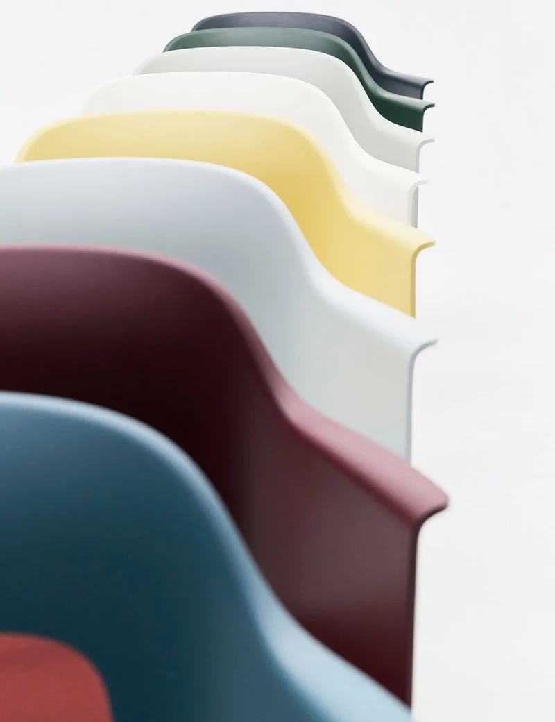 layout armchair 231 polished aluminum
