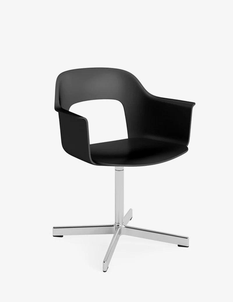 layout armchair 231 polished aluminum