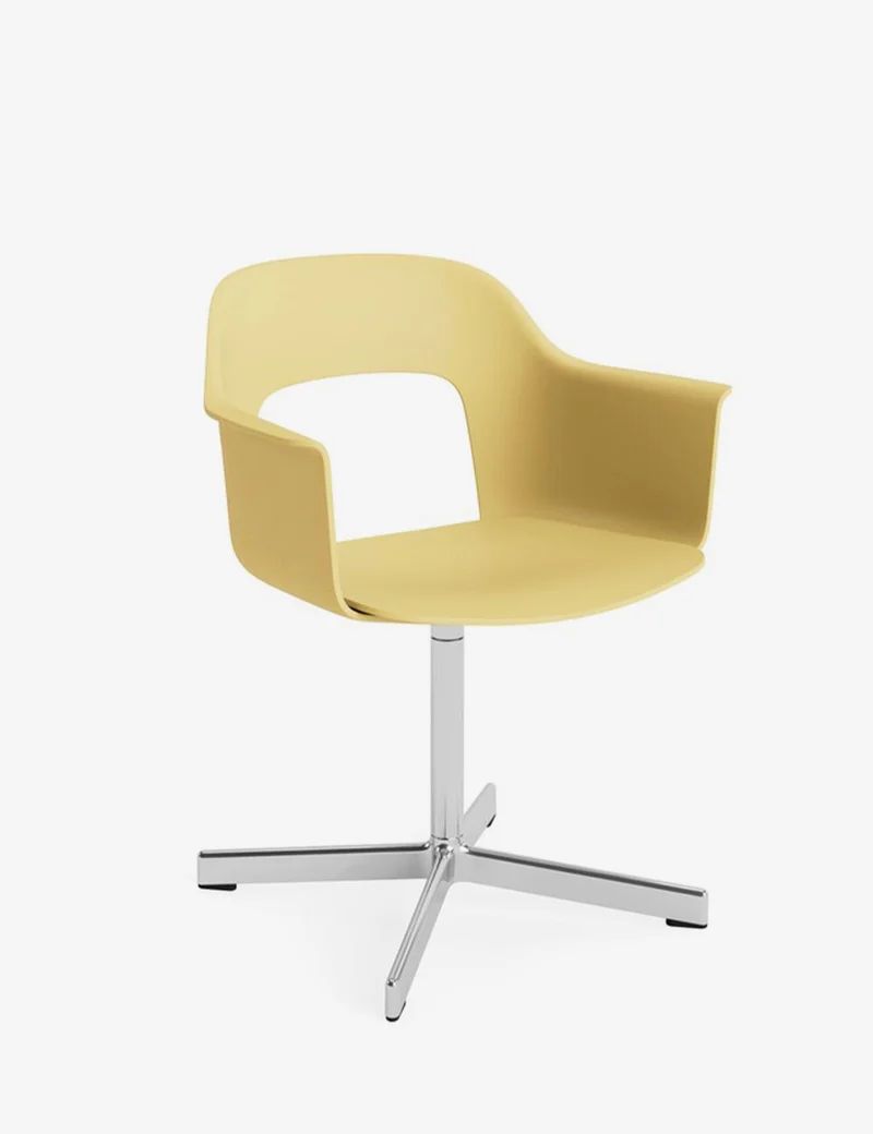 layout armchair 231 polished aluminum