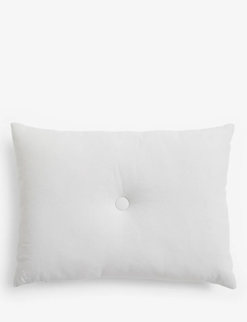 dot cushion linen