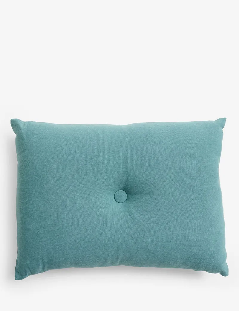 dot cushion linen