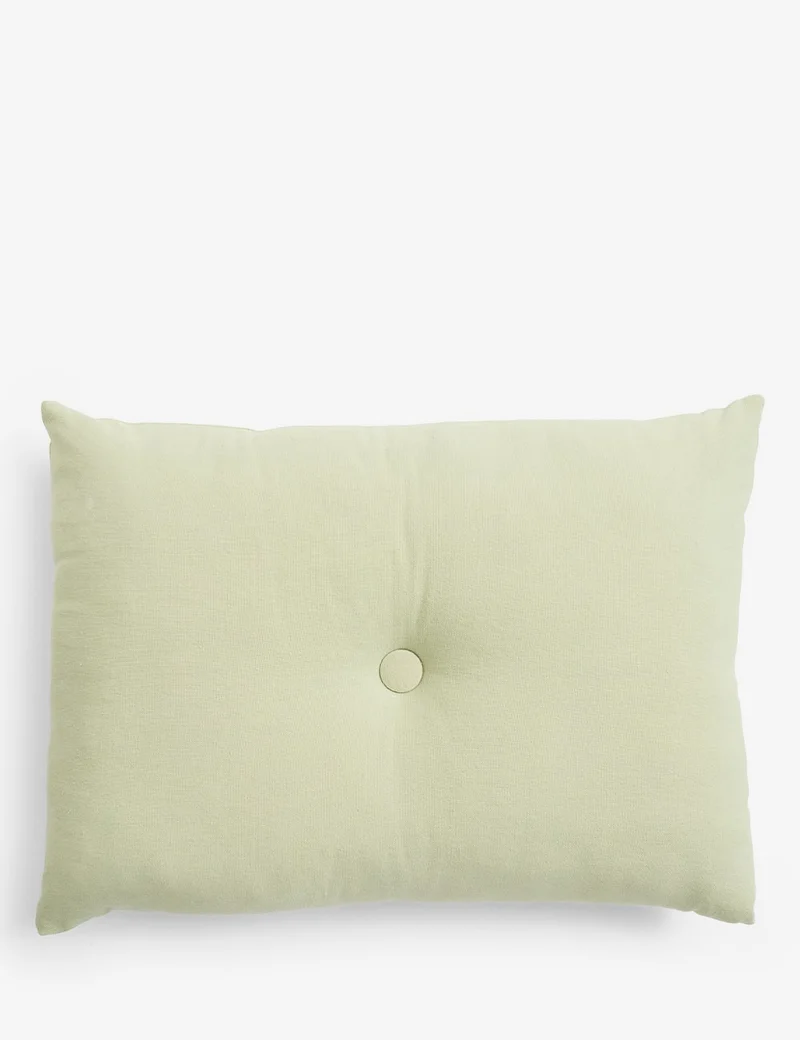 dot cushion linen