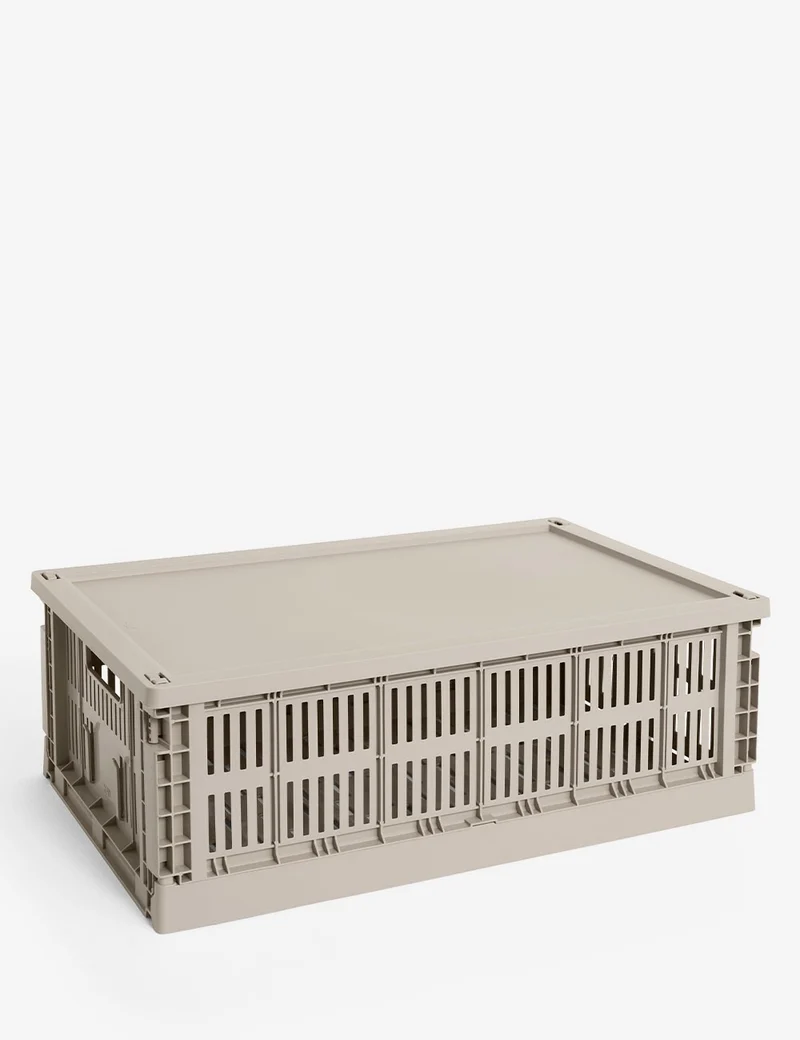Tapa plástico HAY Colour Crate L