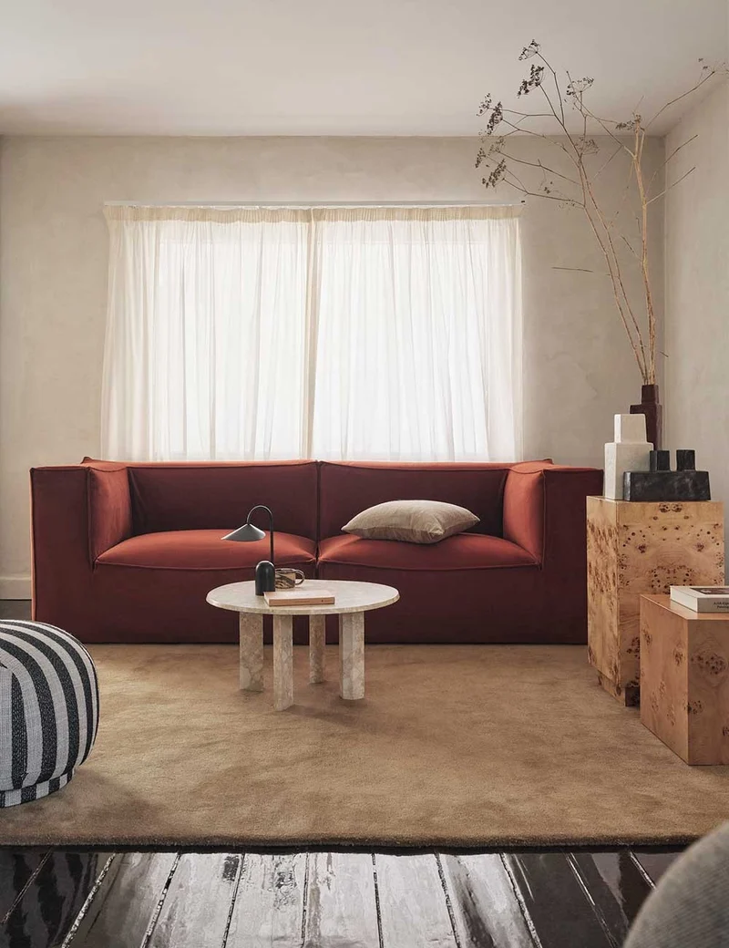 catena sofa rich velvet comb 1