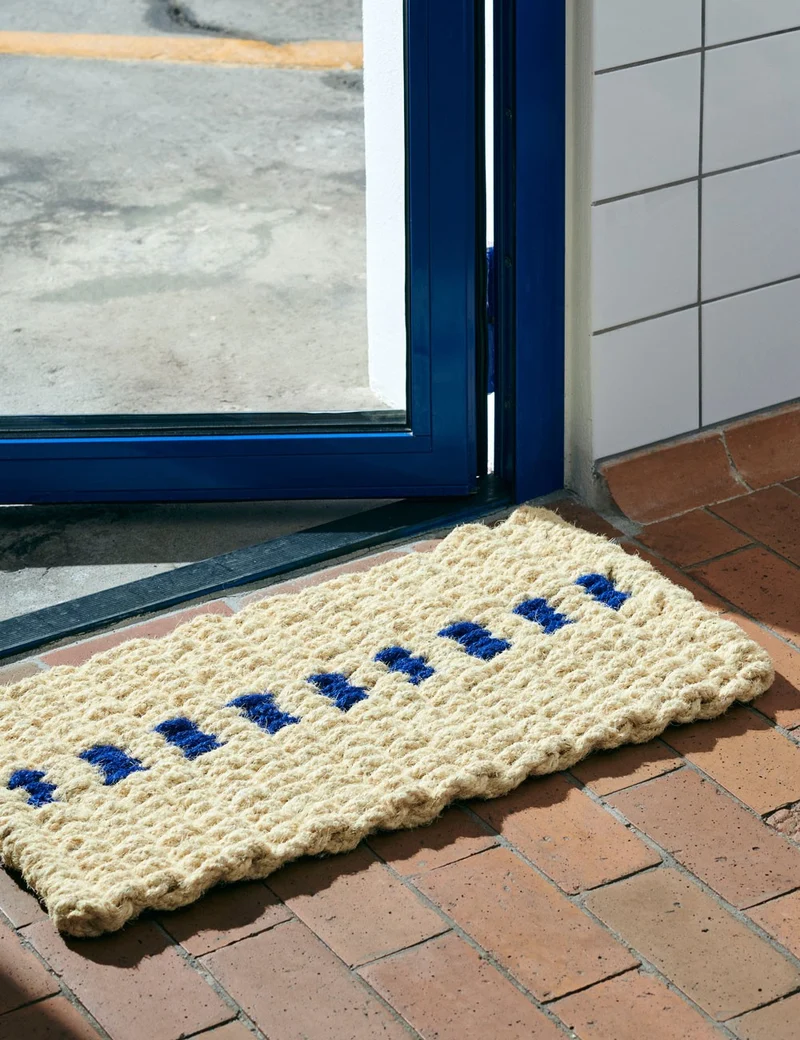coco door mat dot