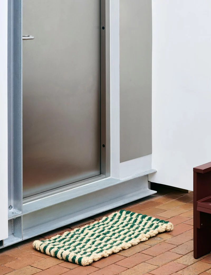 coco door mat stripe wave