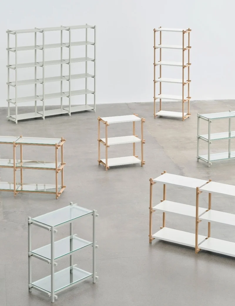 woody shelving low