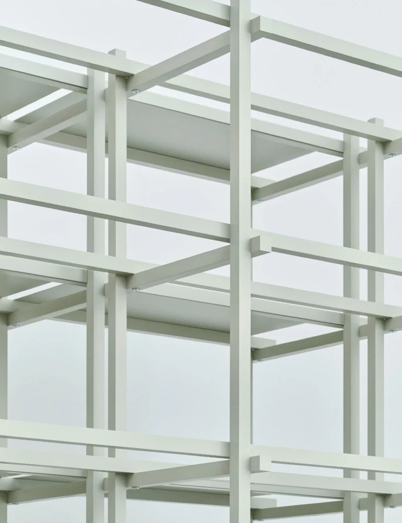 woody shelving column high