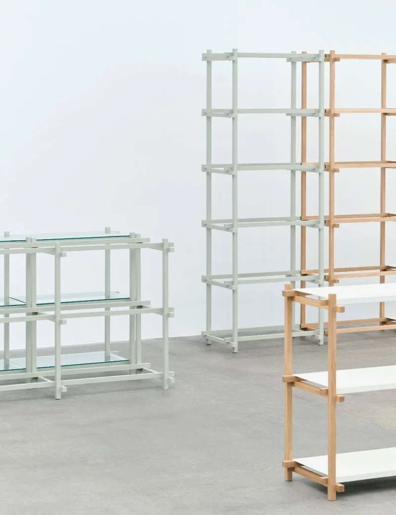 woody shelving column high