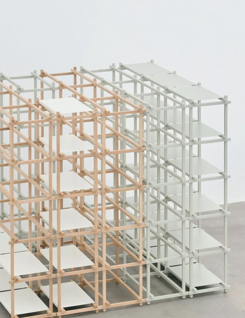 woody shelving column high