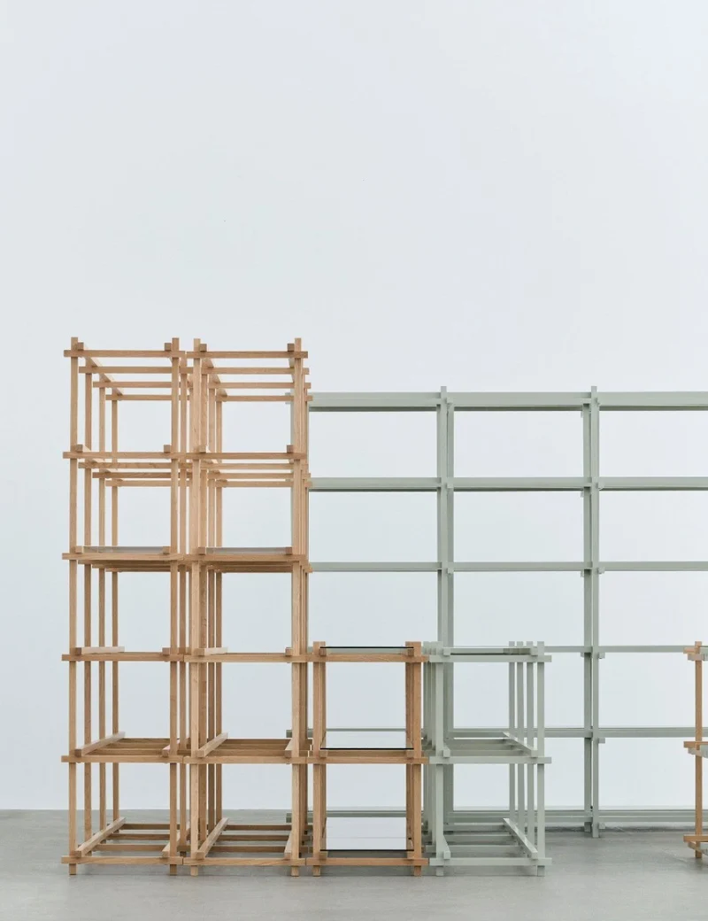 woody shelving column high