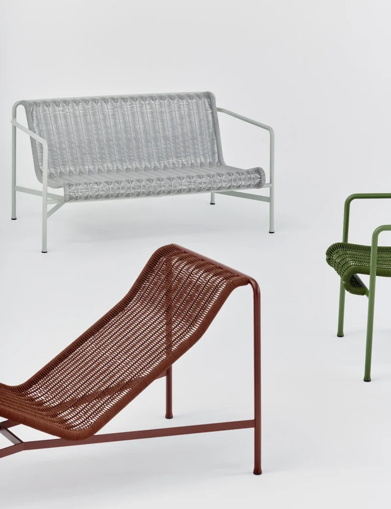 Palissade Cord dining bench