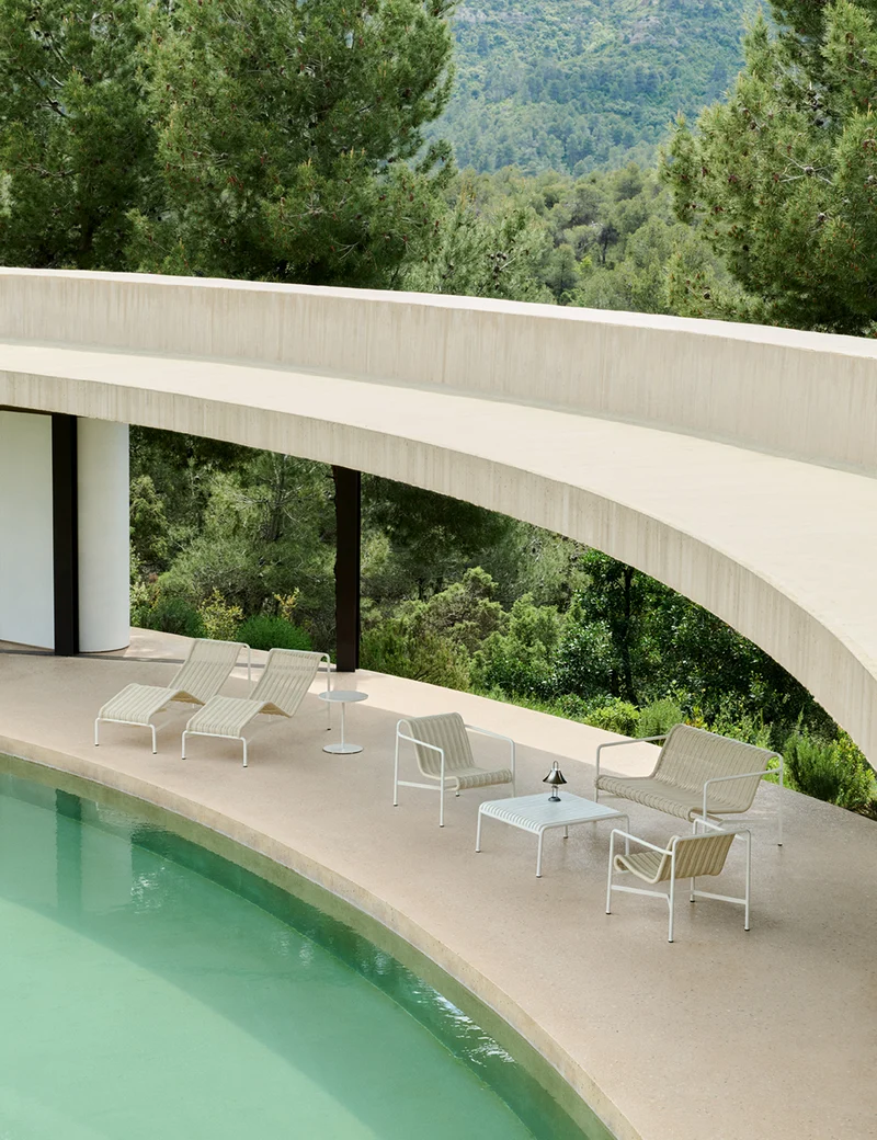 Palissade Cord lounge chair low