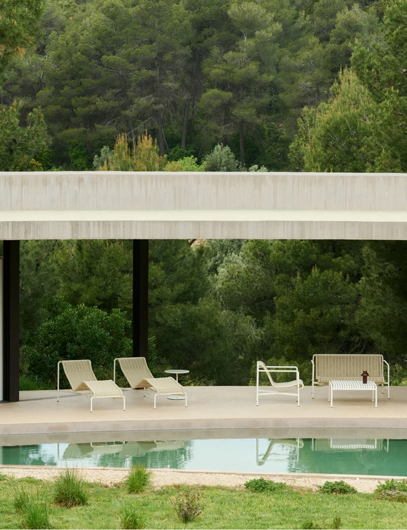 Palissade Cord lounge chair low