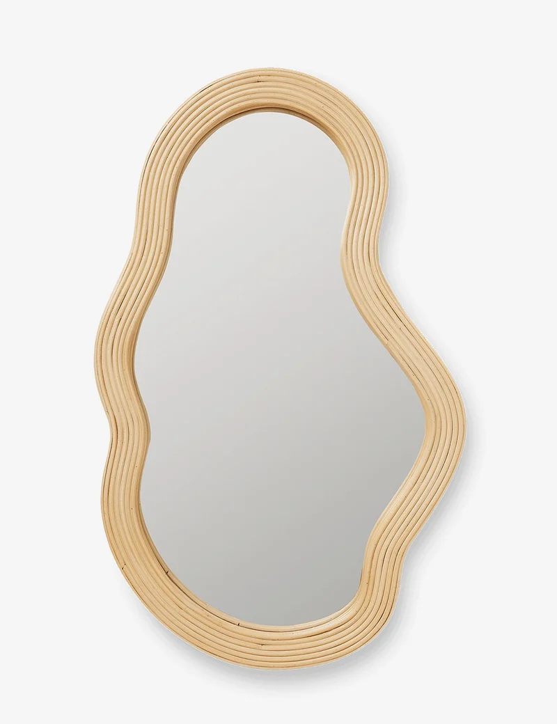 pond mirror m rattan
