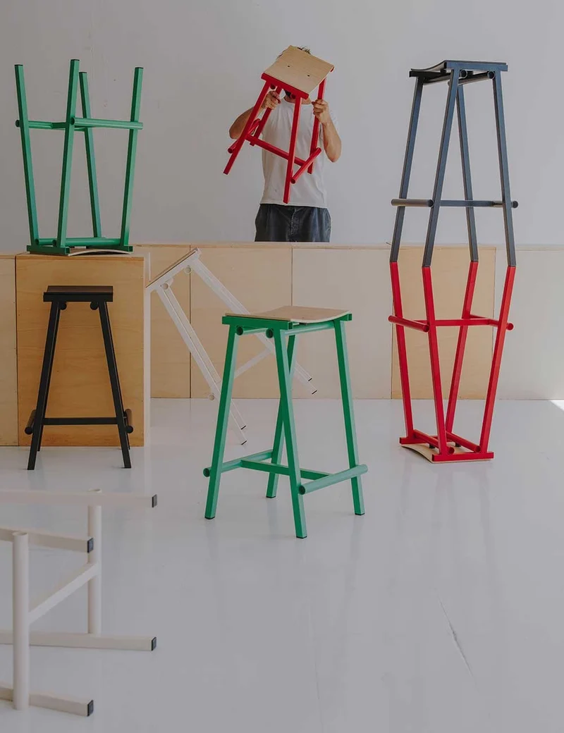Taburete 8 bar stool H65