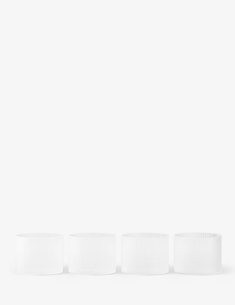 set vasos ripple low 4 set