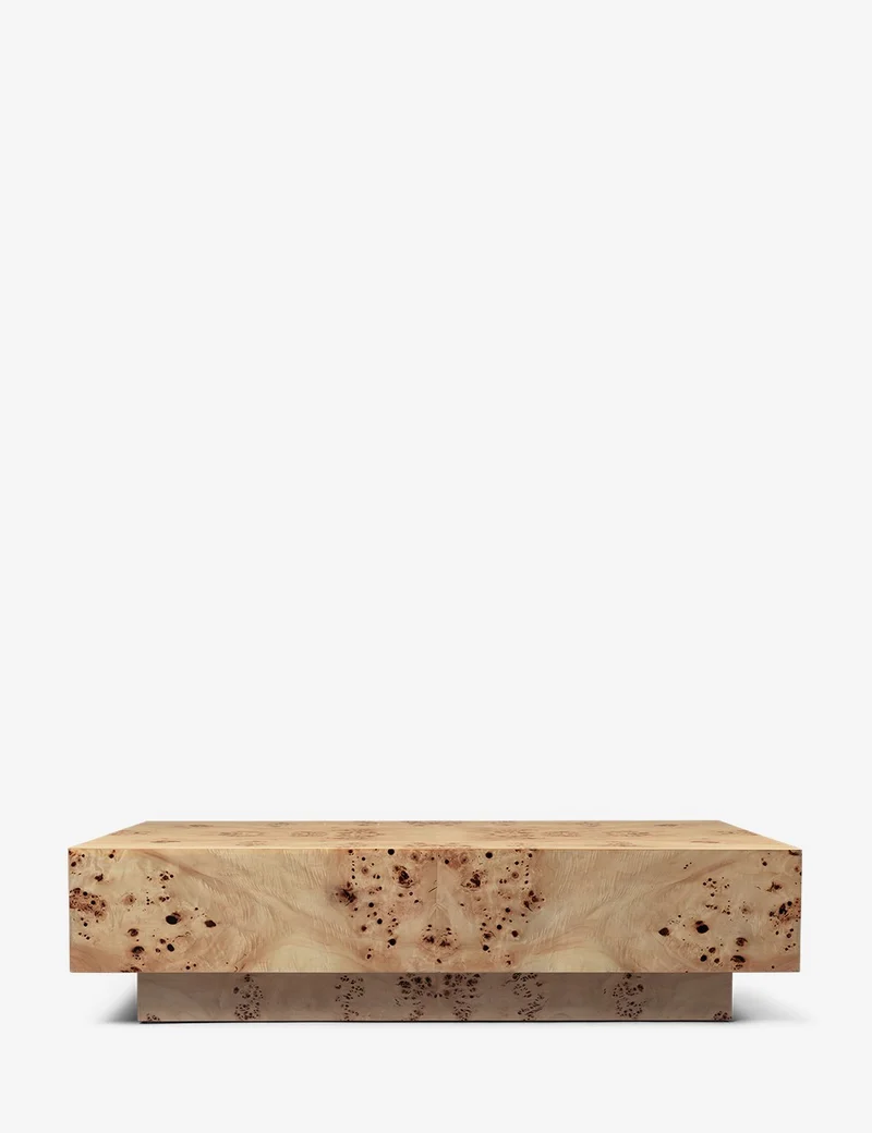 burl coffee table