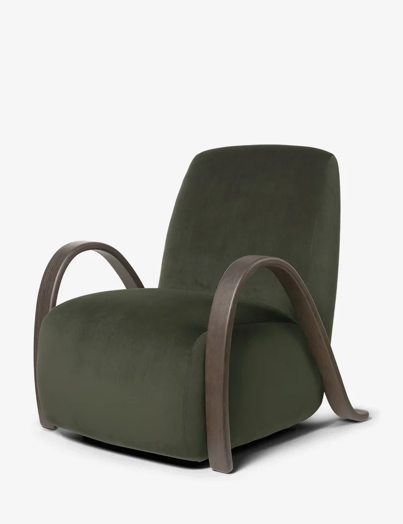 buur lounge chair rich velvet