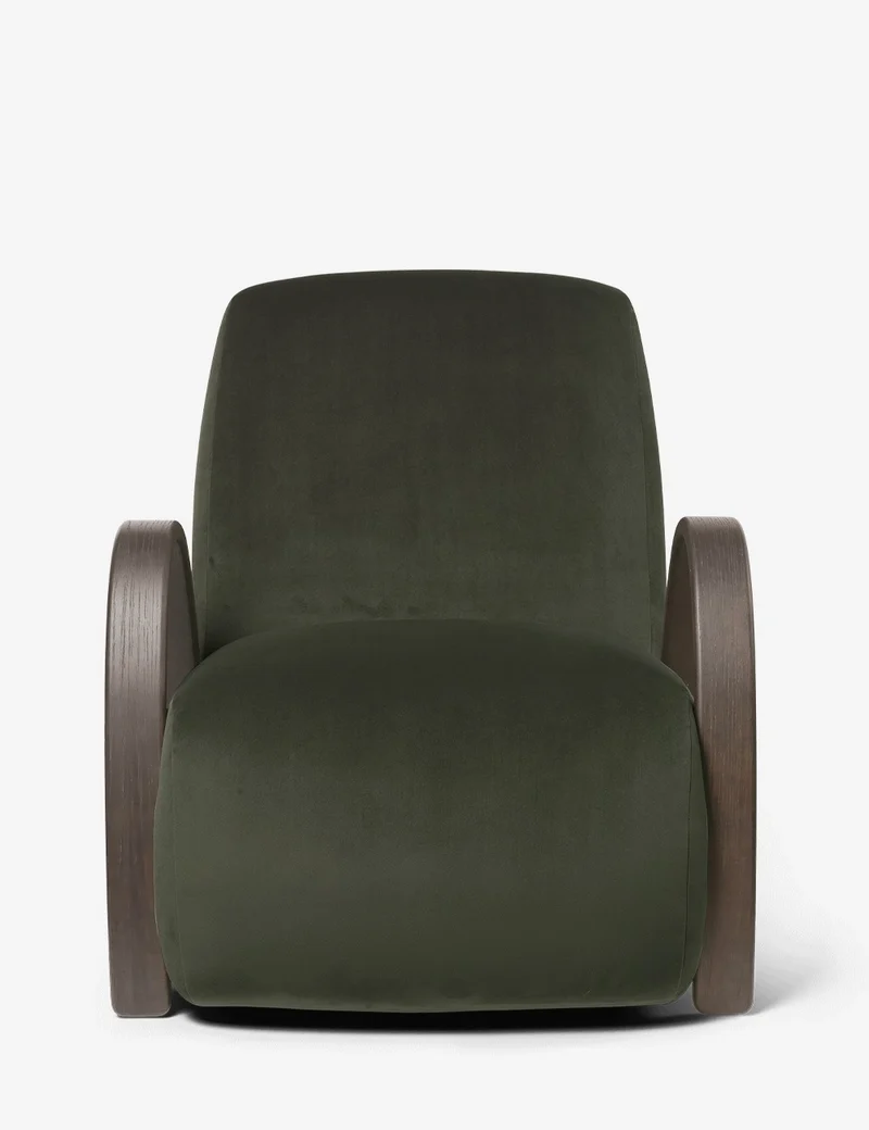 buur lounge chair rich velvet