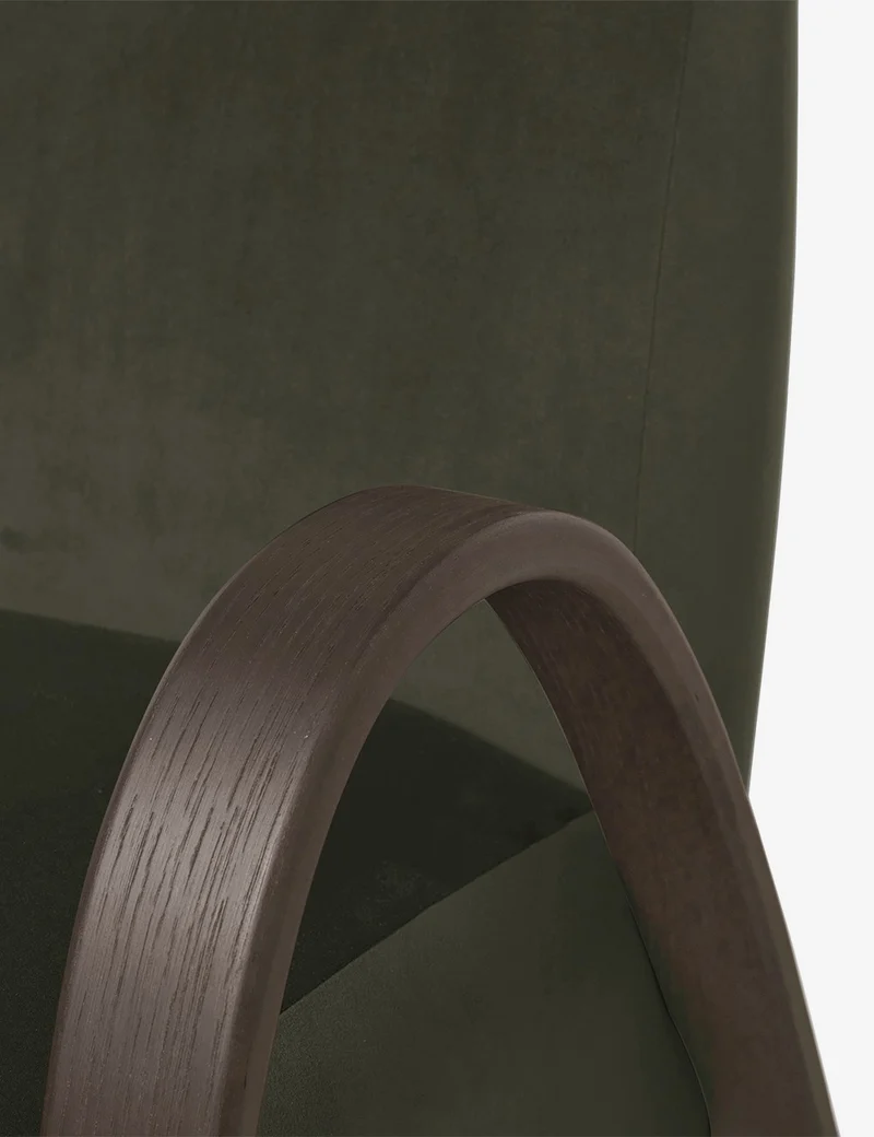 buur lounge chair rich velvet