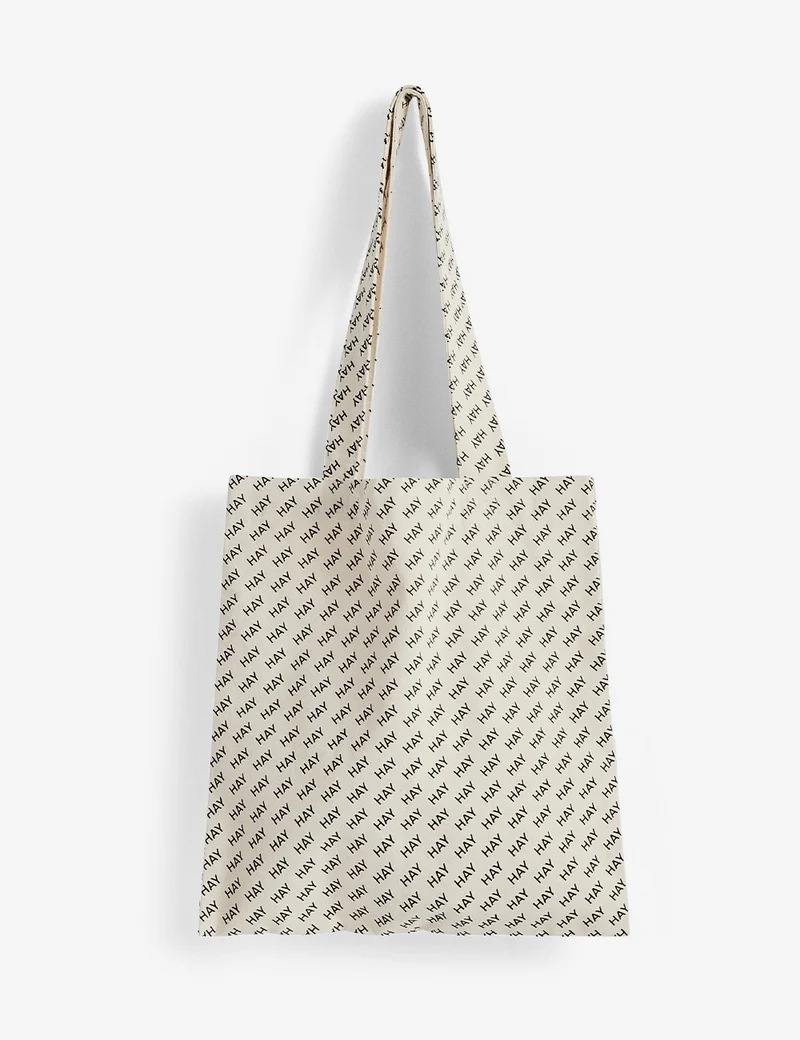 hay logo tote bag