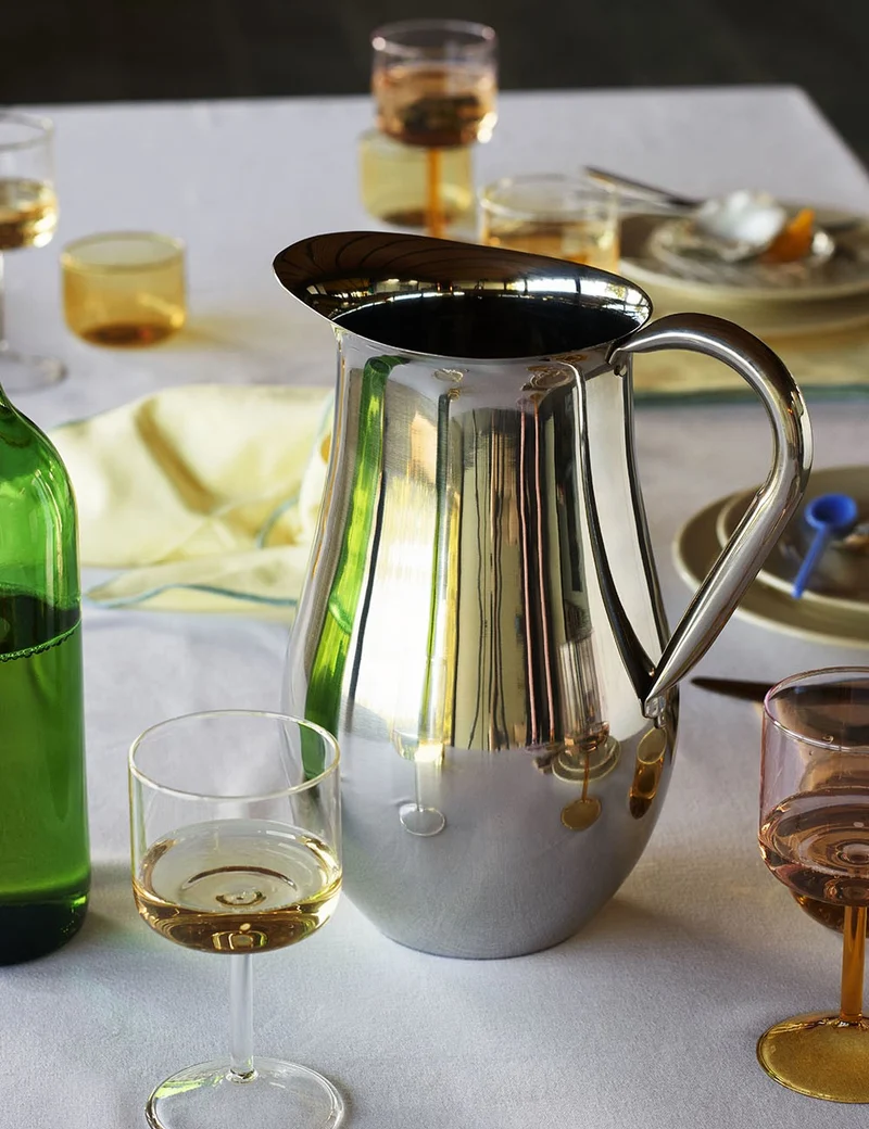 Indian steel pitcher XL