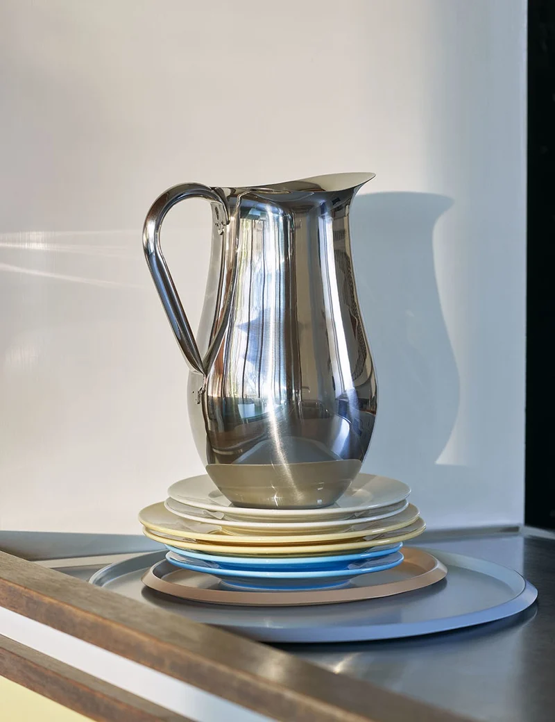 Indian steel pitcher XL