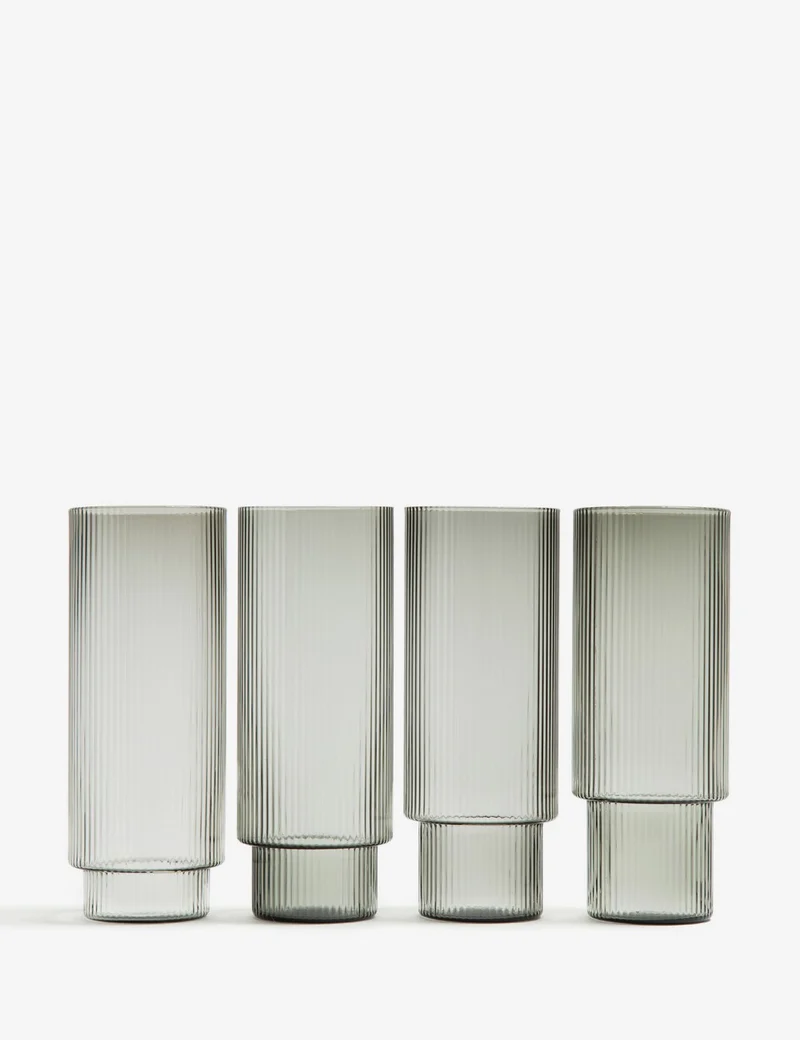 vasos ripple altos 4 set