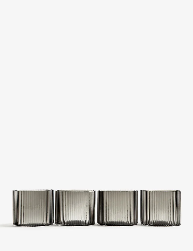 set vasos ripple low 4 set