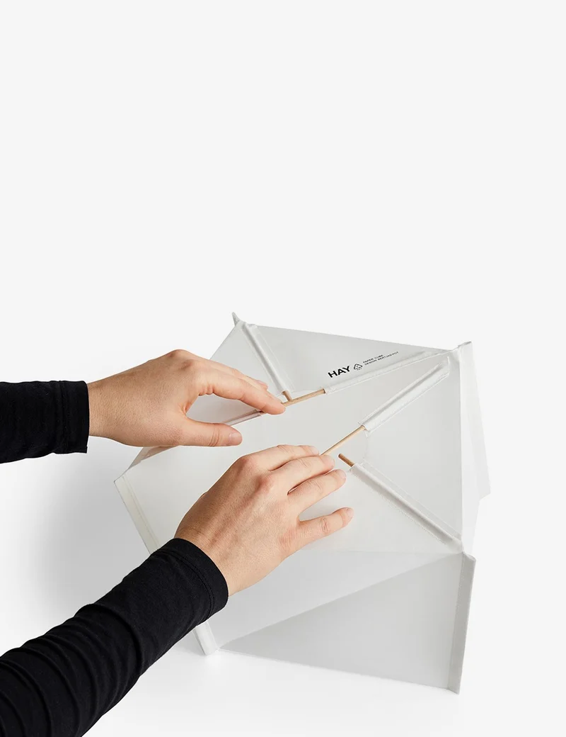 paper cube table lamp