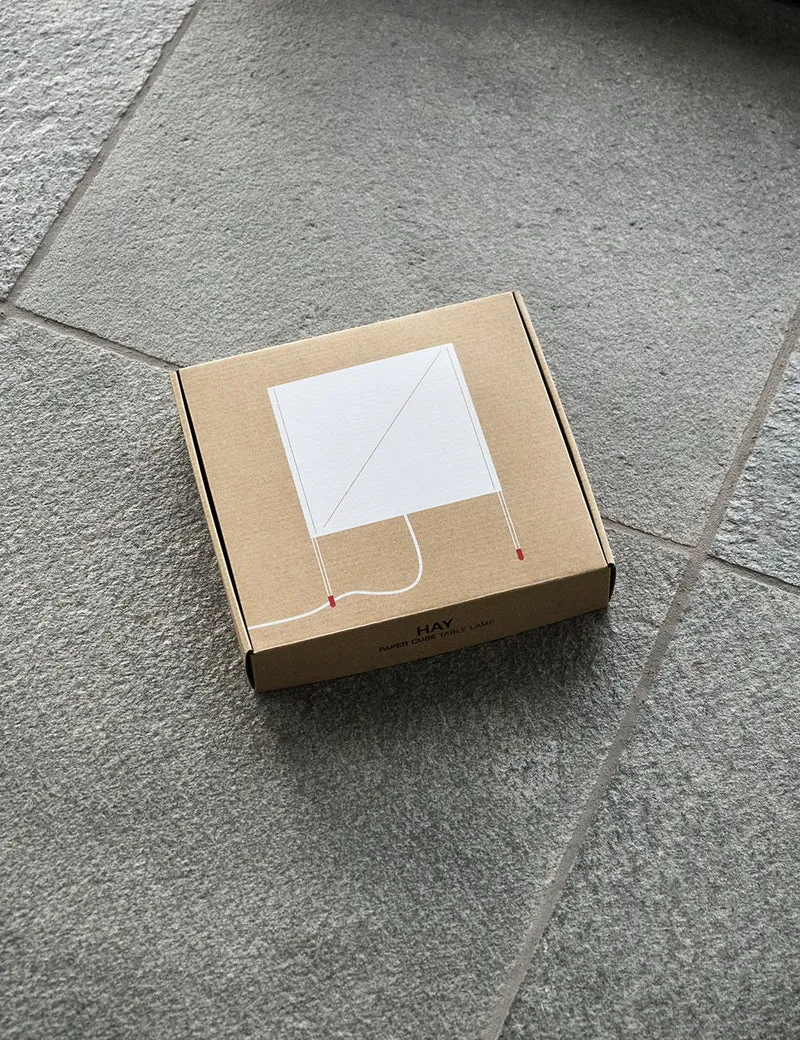 paper cube table lamp