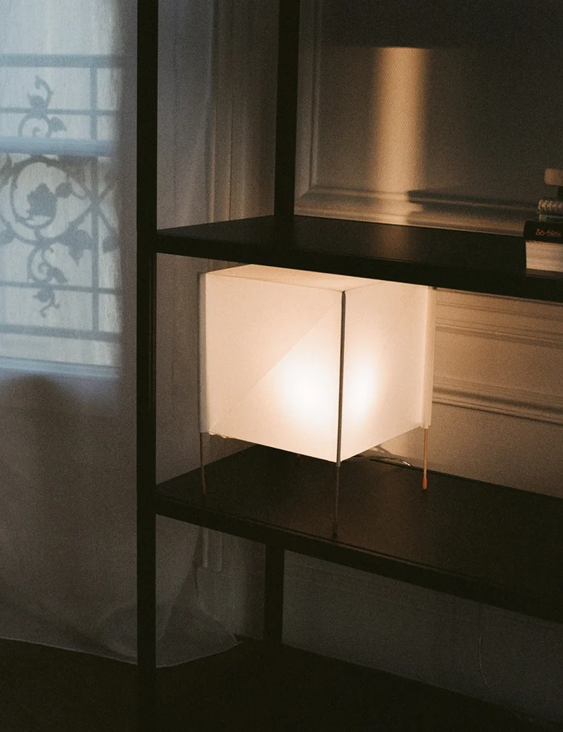 paper cube table lamp