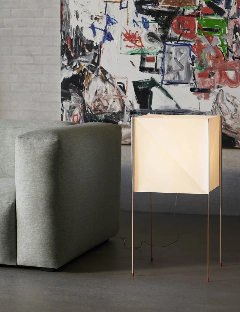paper cube floor lamp